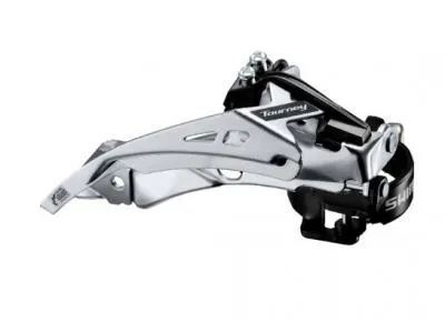 Переключатель передний Shimano Tourney FD-TY700, 3x7/8 ск, ун.тяга, 42Т, хомут 34,9/31,8 угол 63-66