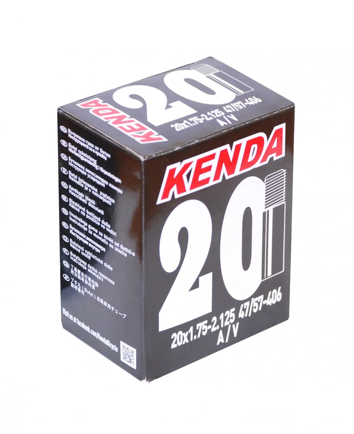 Камера KENDA 20" авто  1,75-2,125 (47/57-406)