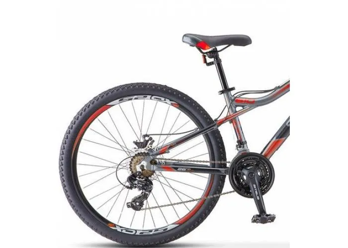 Велосипед STELS Navigator-610 MD 26"   14" Серый/красный 2018 V050