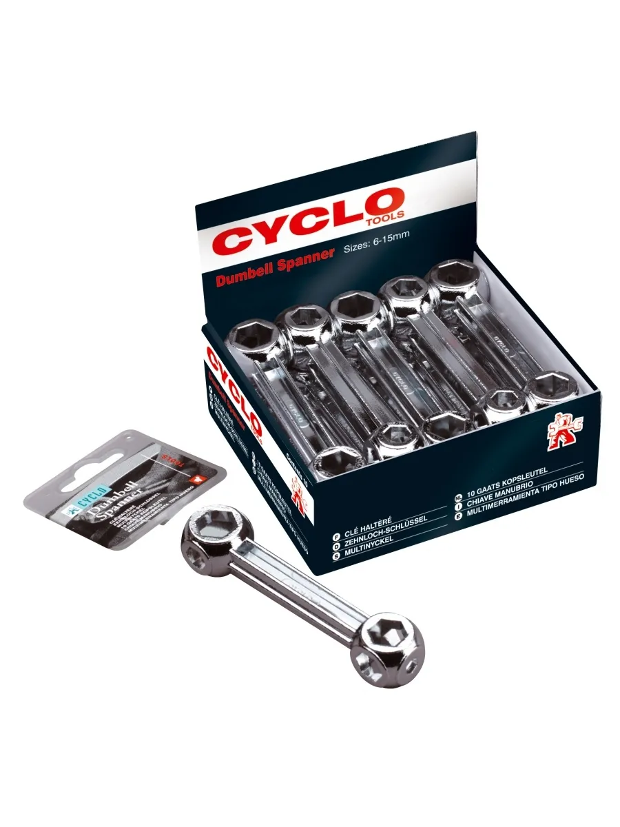 Инструмент косточка профи 10 головок 6-15мм CYCLO