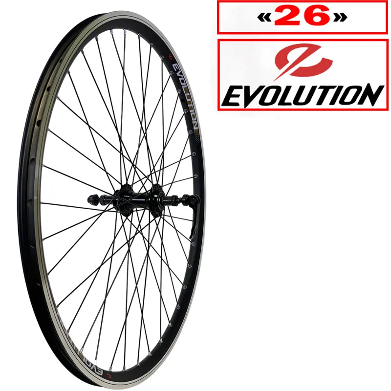 Обод 26" EVOLUTION передн пром.подш. эксцентрик/обод двойной алюм. черн. SSE A/V 20х18 /втул