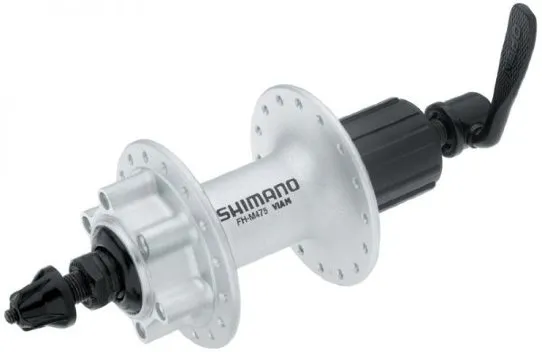 Shimano втулка задн M475 36 8/9 ск 6-болт сереб.